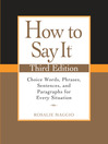 How to Say It®